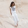 Camiseta BELLA BIMBA Blanca Hombreras