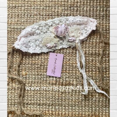 Fajín Bella Bimba Puntilla y Encaje Rosa