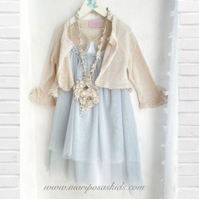 Chaqueta BELLA BIMBA Beige Ceremonia