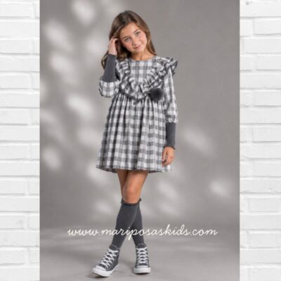 NOMA FERNÁNDEZ VESTIDO Génova Cuadro Gris