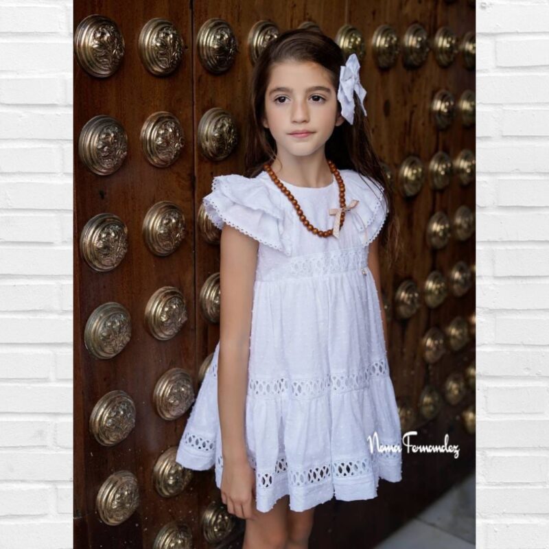 NOMA FERNÁNDEZ Vestido VERSALLES Blanco - Imagen 2