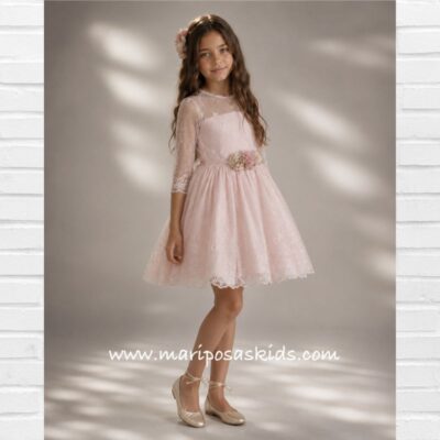 Vestido Lolittos DUQUESA Rosa Vuelo