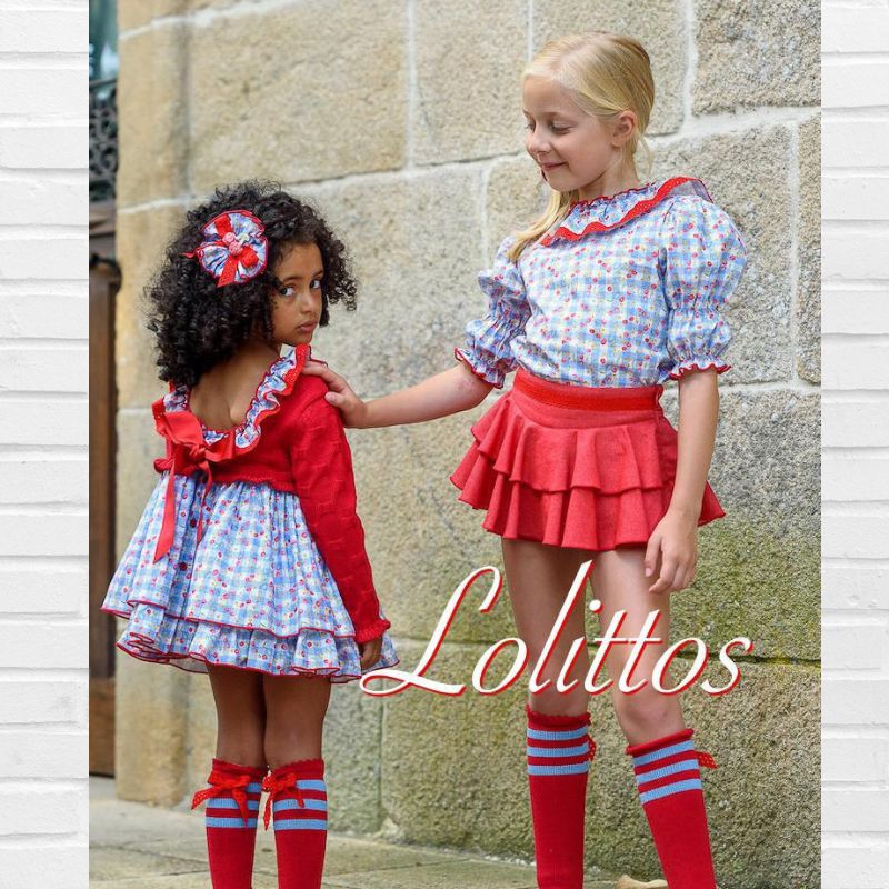 Lolittos Conjunto CHERRY Blusa Falda-short - Imagen 8