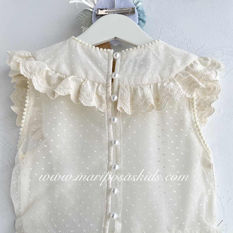 Vestido Lolittos PRALINÉ Tul Plumeti - Imagen 5