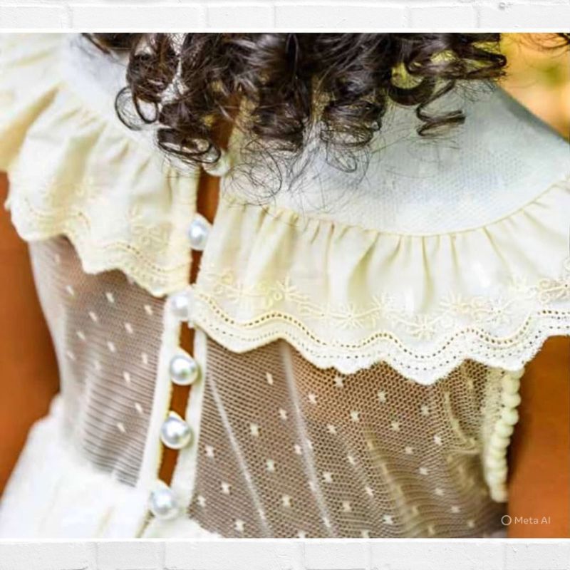 Vestido Lolittos PRALINÉ Tul Plumeti - Imagen 4