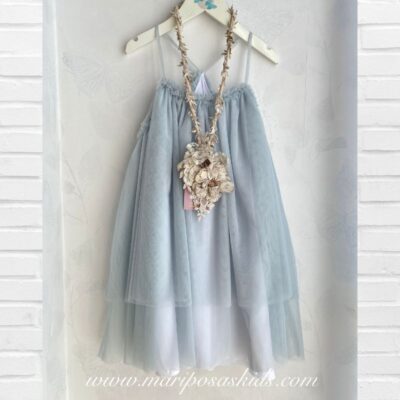 Vestido BELLA BIMBA Agua Marina tul