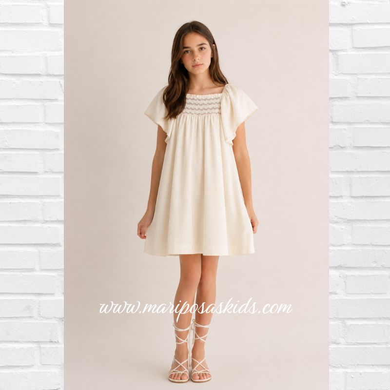 Vestido LAPEPPA Ceremonia Nido - Imagen 2