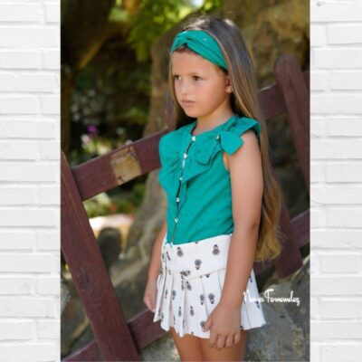 NOMA FERNÁNDEZ Blusa y Falda/Short CEDRO