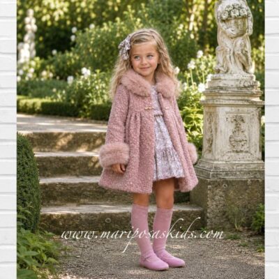 LOLITTOS Abrigo BUBÚ Rosa Rizo