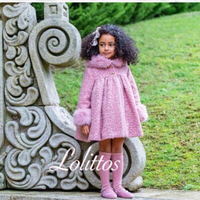 LOLITTOS Abrigo BUBÚ Rosa Rizo