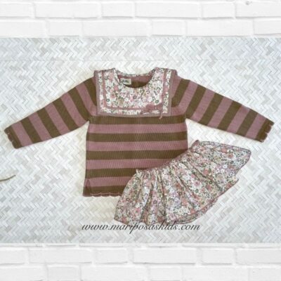 LOLITTOS Conjunto Cubre/Falda BUBÚ Rosa