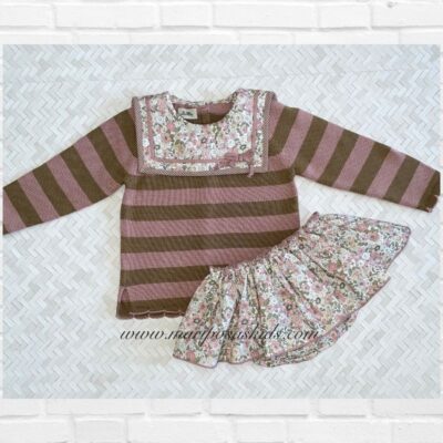 LOLITTOS Conjunto Cubre/Falda BUBÚ Rosa