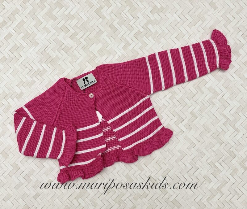 Chaqueta LA MARTINICA Rayas Fucsia GALASSI
