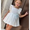 Vestido LAPEPPA Blanco Bordado con Tul Verdemar - Imagen 2