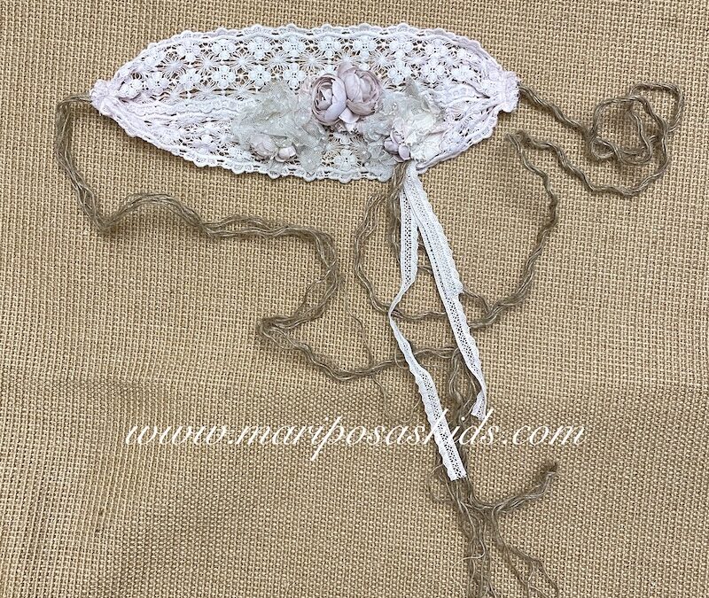 Fajín Bella Bimba Puntilla y Encaje Rosa