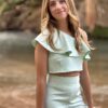 Conjunto LA AMAPOLA Verdemar Pantalón y Top - Imagen 2