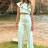 Conjunto LA AMAPOLA Verdemar Pantalón y Top - Imagen 4