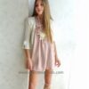 Vestido BELLA BIMBA EUNOIA Rosa Satinado - Imagen 4