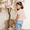 Blusa MON PETIT Colección Rosa Flores - Imagen 5