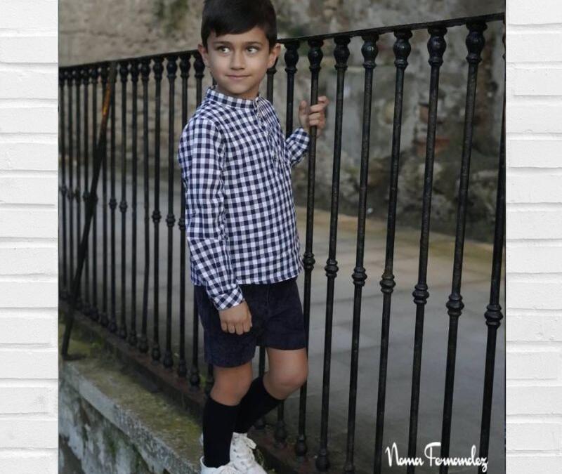 NOMA FERNÁNDEZ Camisa MILAN Azul Niño