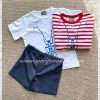 Sudadera Mon Petit Niño Rayas Rojas - Imagen 3