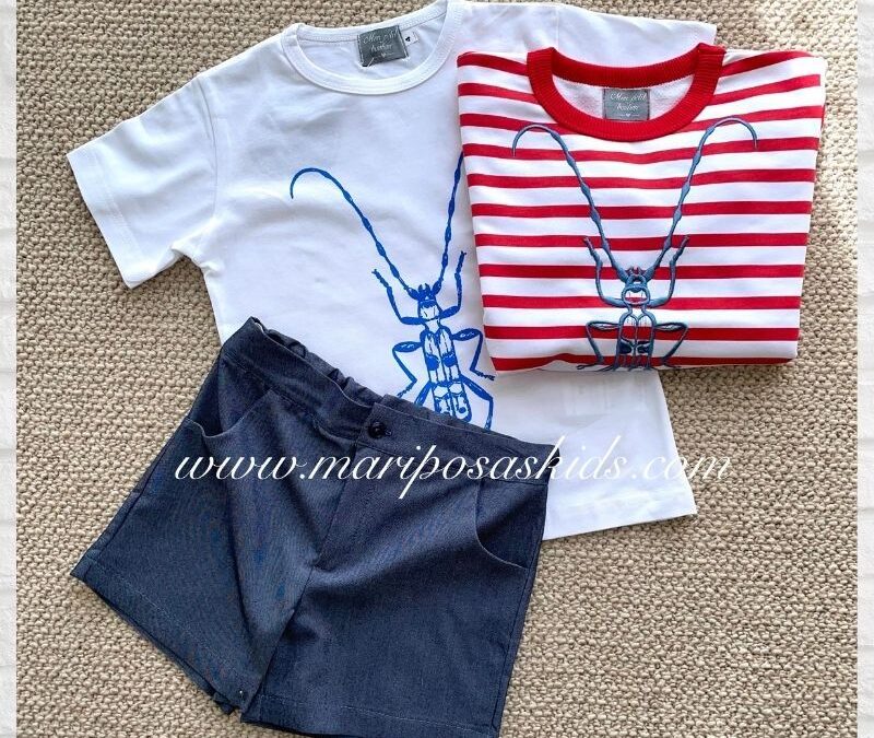 Conjunto MON PETIT Niño Camiseta y Pantalón