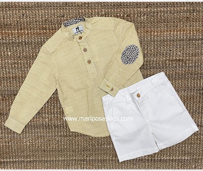 LA MARTINICA Pantalón y Camisa LOBITOS Niño