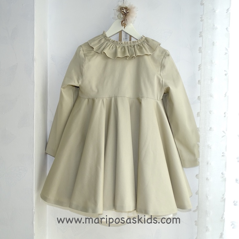 Lolittos Gabardina Beige Vuelo - Imagen 2