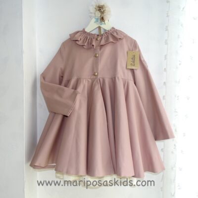Lolittos Gabardina Rosa Palo Vuelo