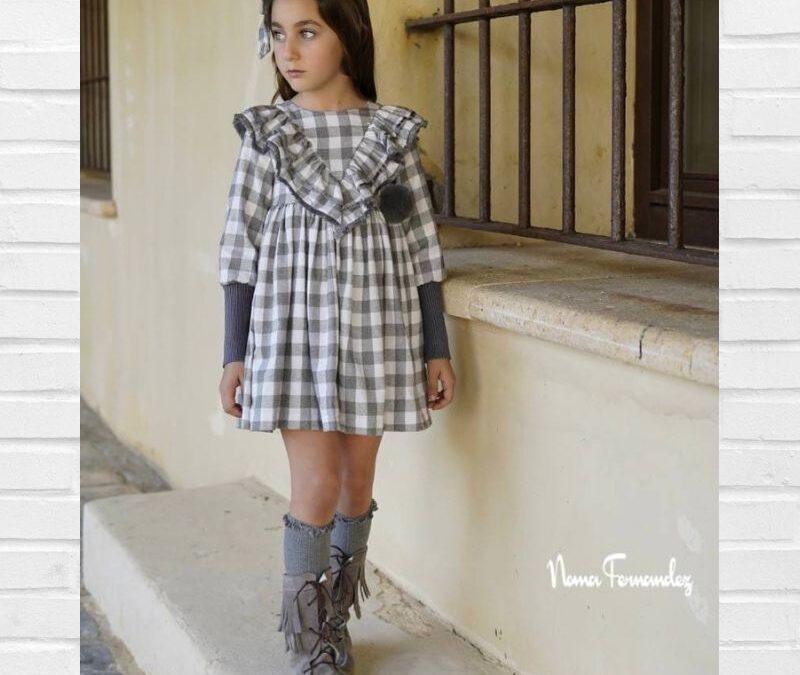 NOMA FERNÁNDEZ VESTIDO Génova Cuadro Gris