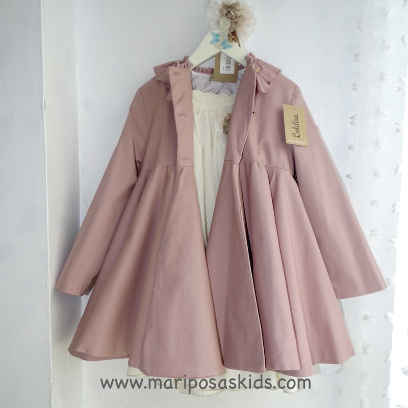 Lolittos Gabardina Rosa Palo Vuelo - Imagen 3