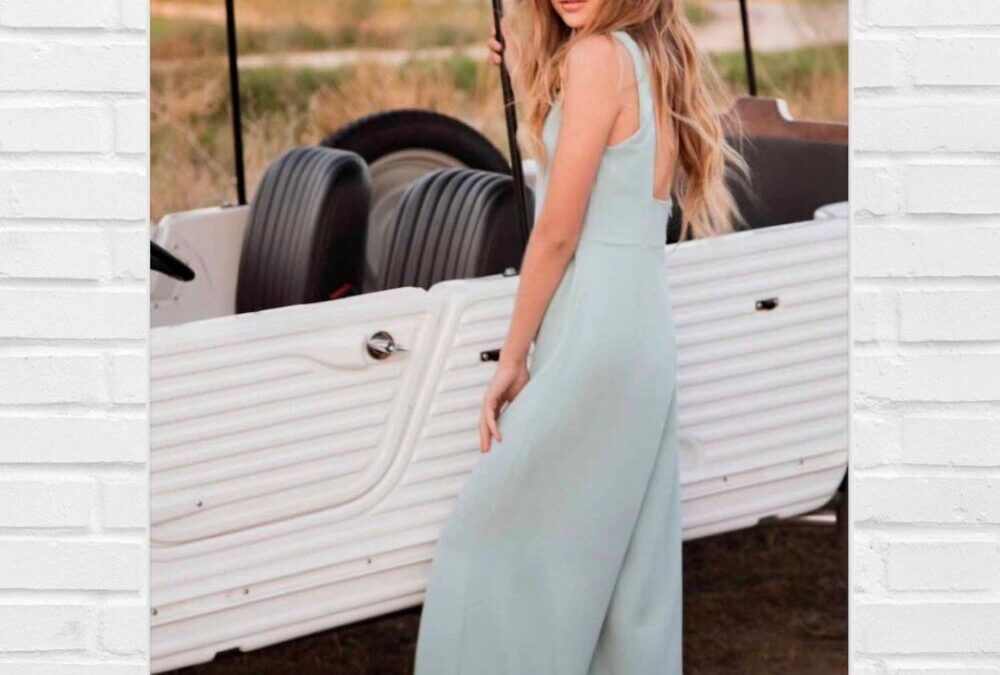 Mono BELLA BIMBA Crepe Aguamarina