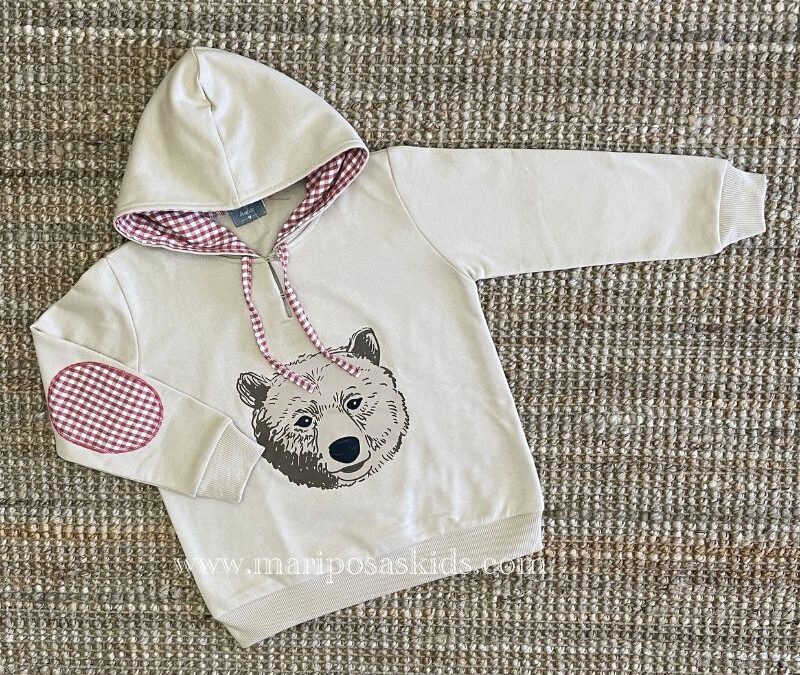 Sudadera Oso MON PETIT BONBON Niño