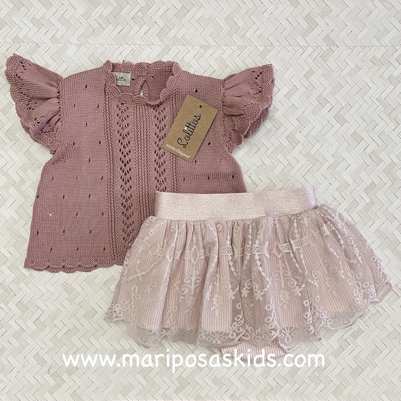 Lolittos DUQUESA Top Punto y Falda/cubre - Imagen 9