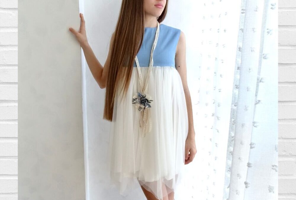 Vestido BELLA BIMBA Hazel Azul Tul