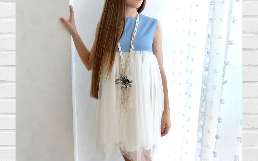 Vestido BELLA BIMBA Hazel Azul Tul