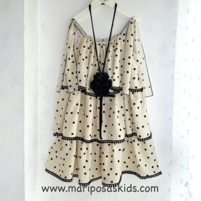 Vestido BELLA BIMBA Topos SUN Tirantes